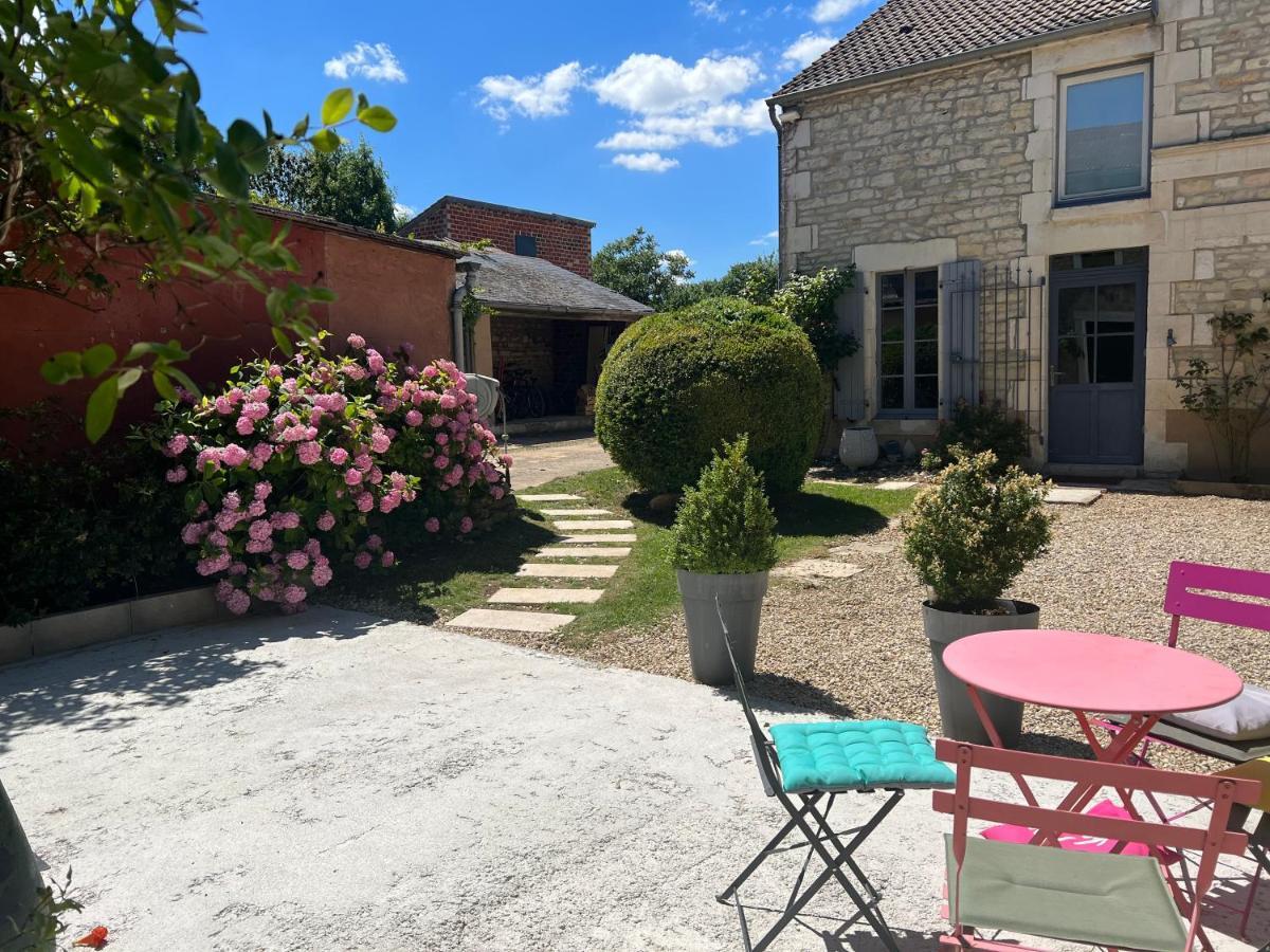 La Petite maison de Céline&Frédéric avec piscine à Préhy Exterior foto